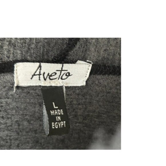 Cardigan Black Open Front Long Sleeve - Size: Large - Picture 4 of 4